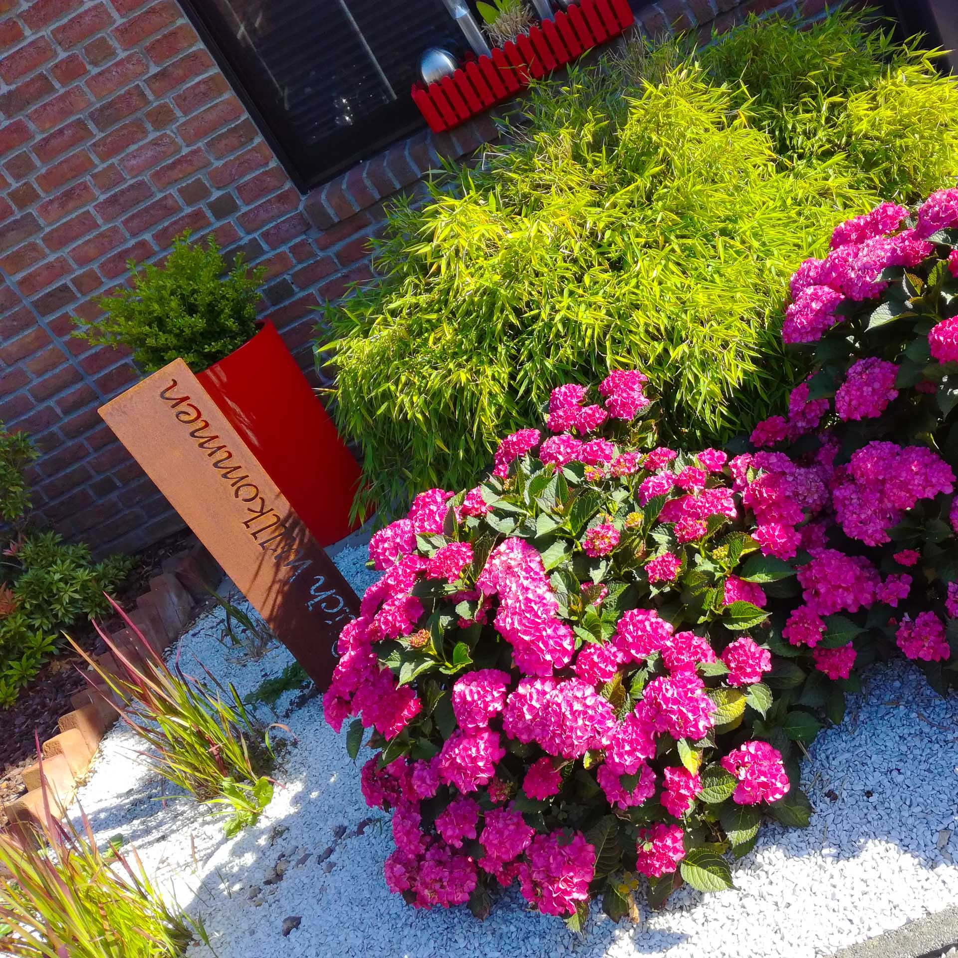 Prima Terra Gartenstele Rost mit Schriftzug Prima Terra Gartenstele Rost mit Schriftzug