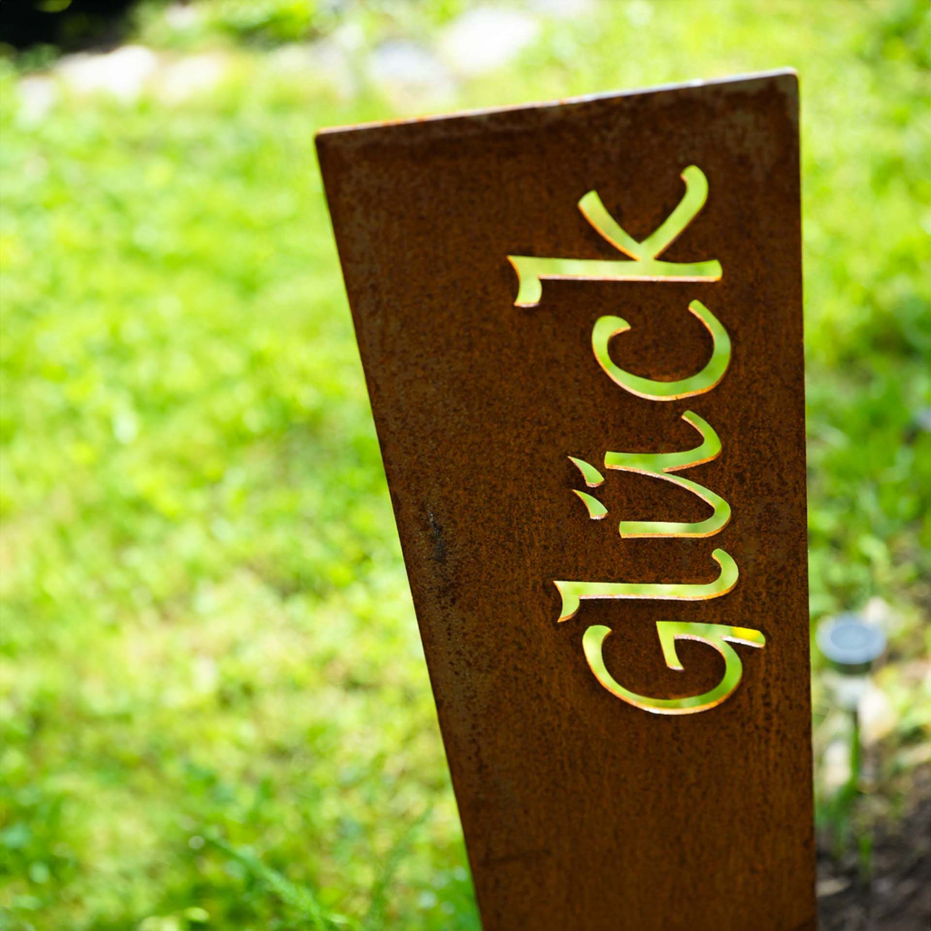Prima Terra Gartenstele Rost mit Schriftzug Prima Terra Gartenstele Rost mit Schriftzug